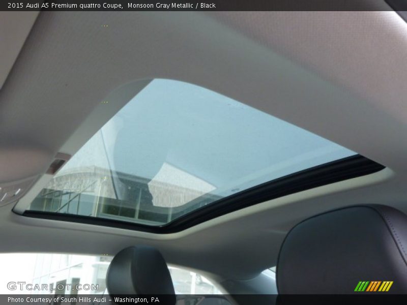Monsoon Gray Metallic / Black 2015 Audi A5 Premium quattro Coupe