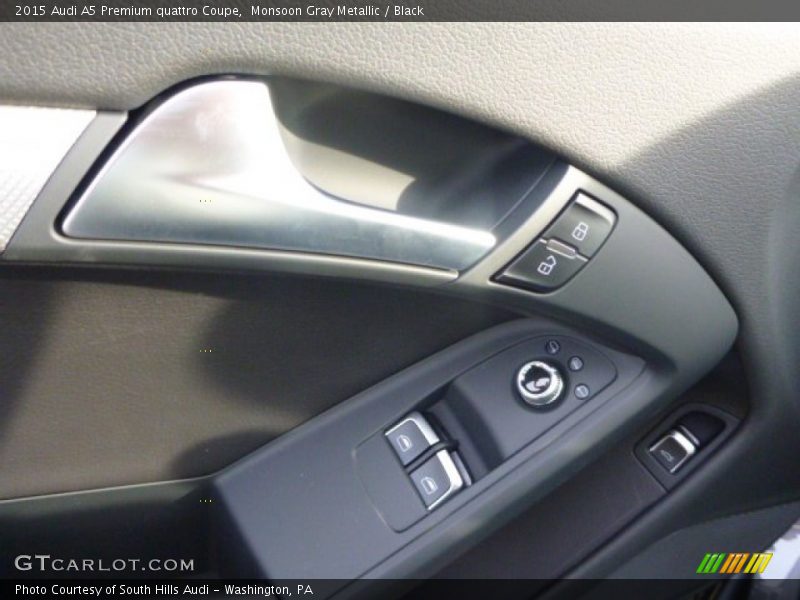 Monsoon Gray Metallic / Black 2015 Audi A5 Premium quattro Coupe