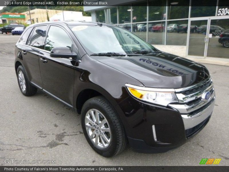 Kodiak Brown / Charcoal Black 2014 Ford Edge Limited AWD