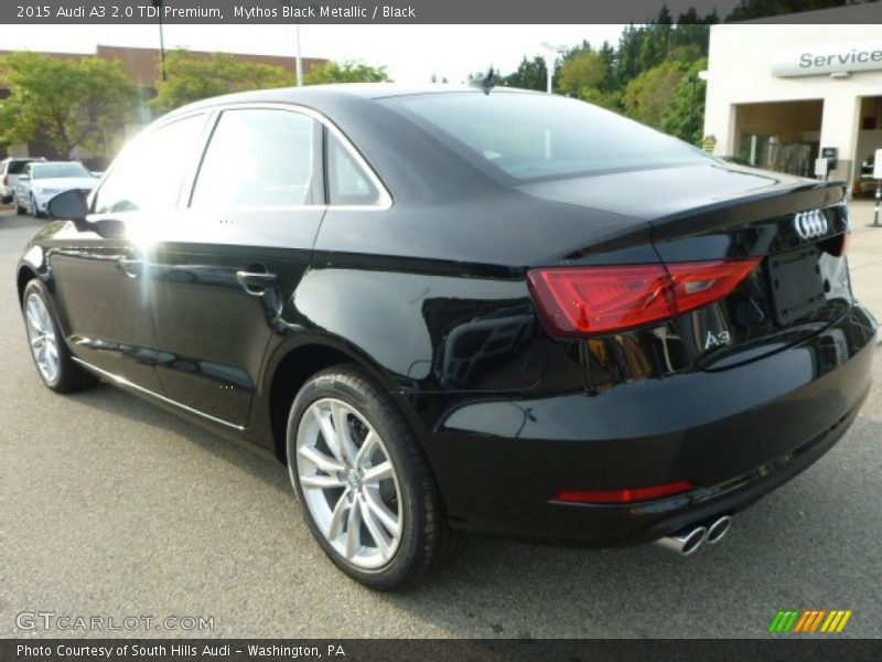 Mythos Black Metallic / Black 2015 Audi A3 2.0 TDI Premium