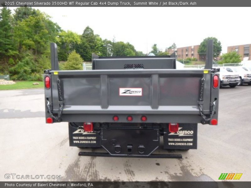 Summit White / Jet Black/Dark Ash 2015 Chevrolet Silverado 3500HD WT Regular Cab 4x4 Dump Truck