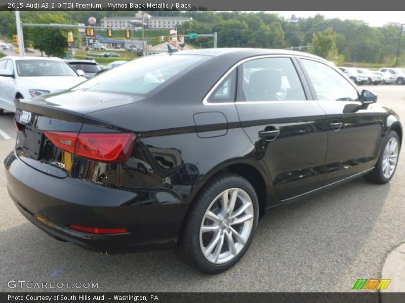 Mythos Black Metallic / Black 2015 Audi A3 2.0 TDI Premium
