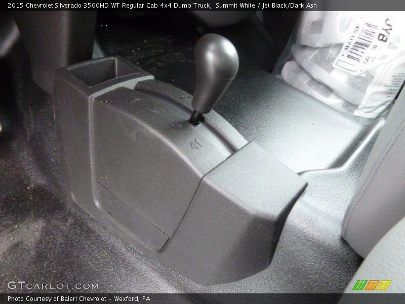 Summit White / Jet Black/Dark Ash 2015 Chevrolet Silverado 3500HD WT Regular Cab 4x4 Dump Truck