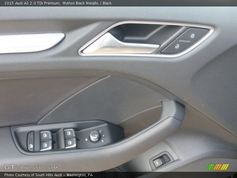 Mythos Black Metallic / Black 2015 Audi A3 2.0 TDI Premium