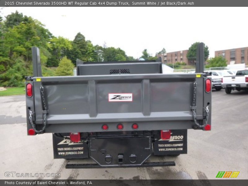 Summit White / Jet Black/Dark Ash 2015 Chevrolet Silverado 3500HD WT Regular Cab 4x4 Dump Truck