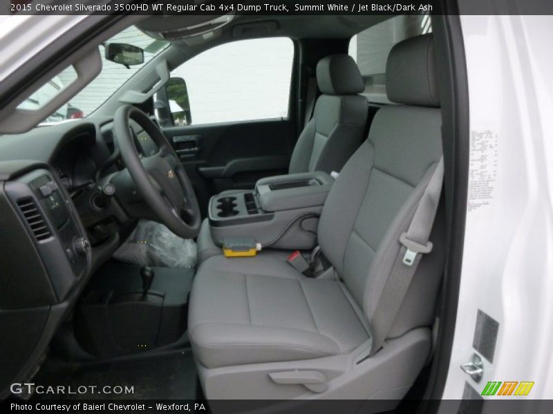 Summit White / Jet Black/Dark Ash 2015 Chevrolet Silverado 3500HD WT Regular Cab 4x4 Dump Truck