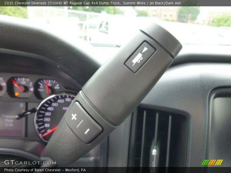 Summit White / Jet Black/Dark Ash 2015 Chevrolet Silverado 3500HD WT Regular Cab 4x4 Dump Truck