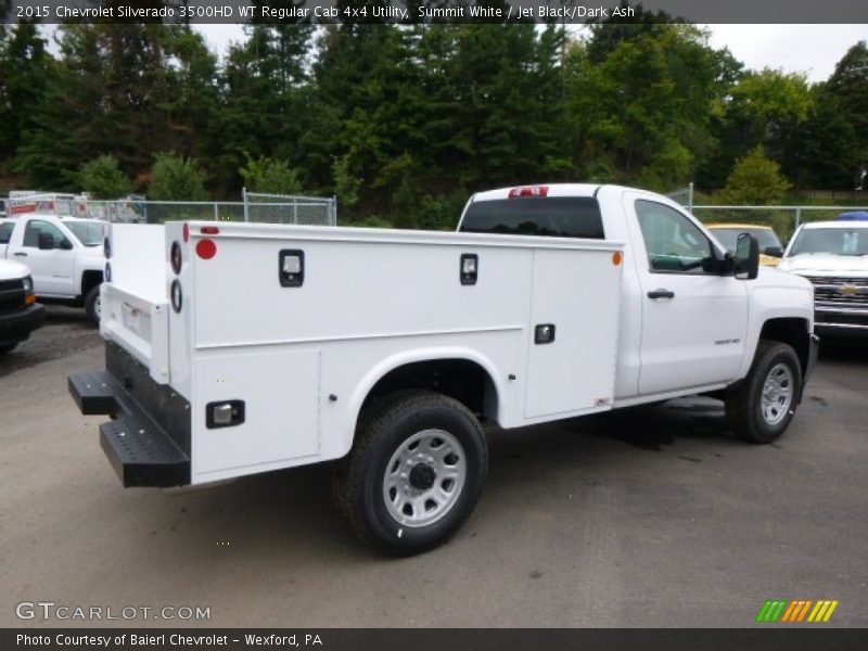 Summit White / Jet Black/Dark Ash 2015 Chevrolet Silverado 3500HD WT Regular Cab 4x4 Utility