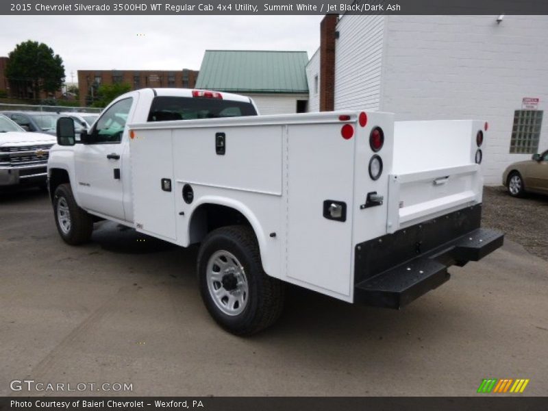 Summit White / Jet Black/Dark Ash 2015 Chevrolet Silverado 3500HD WT Regular Cab 4x4 Utility