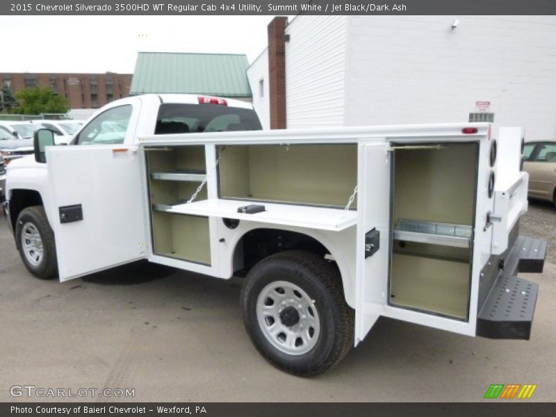 Summit White / Jet Black/Dark Ash 2015 Chevrolet Silverado 3500HD WT Regular Cab 4x4 Utility