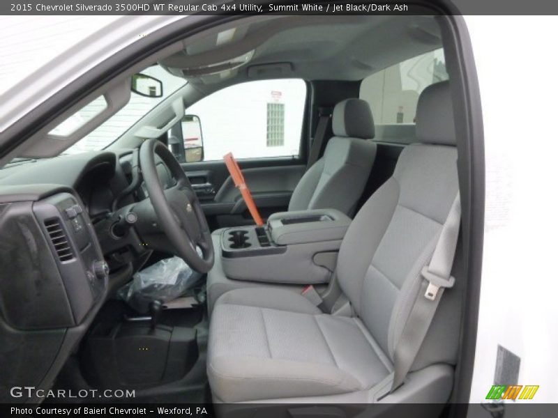 Summit White / Jet Black/Dark Ash 2015 Chevrolet Silverado 3500HD WT Regular Cab 4x4 Utility