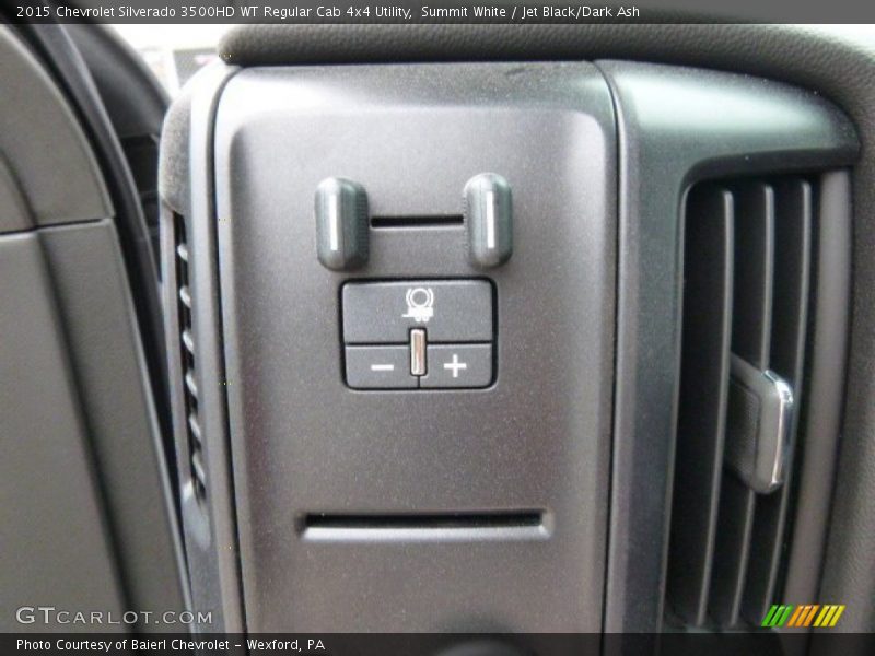 Summit White / Jet Black/Dark Ash 2015 Chevrolet Silverado 3500HD WT Regular Cab 4x4 Utility