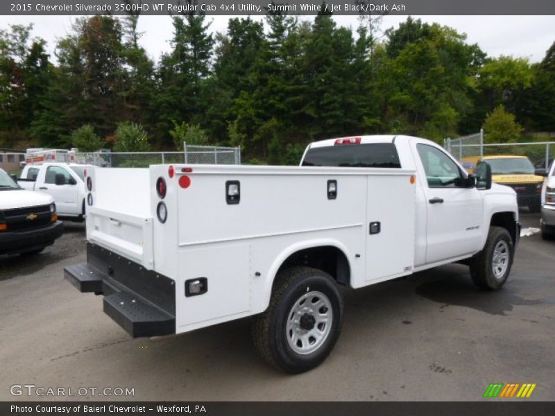 Summit White / Jet Black/Dark Ash 2015 Chevrolet Silverado 3500HD WT Regular Cab 4x4 Utility