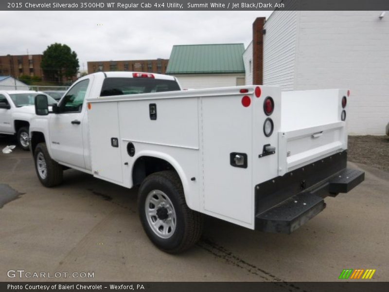 Summit White / Jet Black/Dark Ash 2015 Chevrolet Silverado 3500HD WT Regular Cab 4x4 Utility