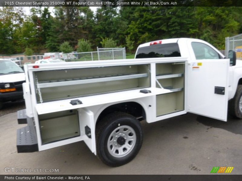 Summit White / Jet Black/Dark Ash 2015 Chevrolet Silverado 3500HD WT Regular Cab 4x4 Utility