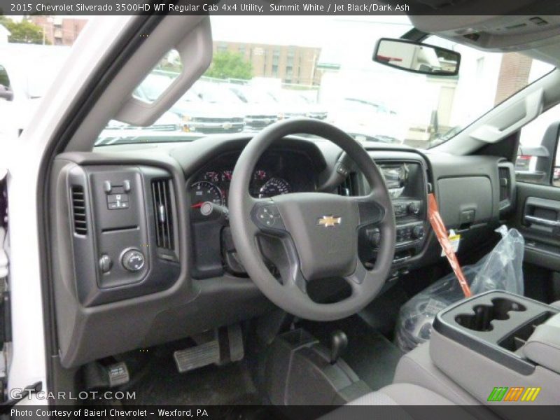 Summit White / Jet Black/Dark Ash 2015 Chevrolet Silverado 3500HD WT Regular Cab 4x4 Utility