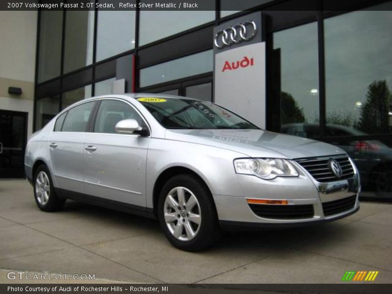 Reflex Silver Metallic / Black 2007 Volkswagen Passat 2.0T Sedan