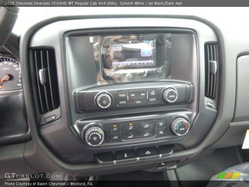 Summit White / Jet Black/Dark Ash 2015 Chevrolet Silverado 3500HD WT Regular Cab 4x4 Utility
