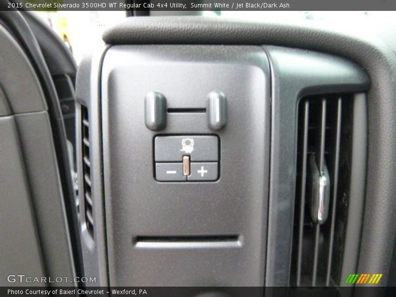 Summit White / Jet Black/Dark Ash 2015 Chevrolet Silverado 3500HD WT Regular Cab 4x4 Utility