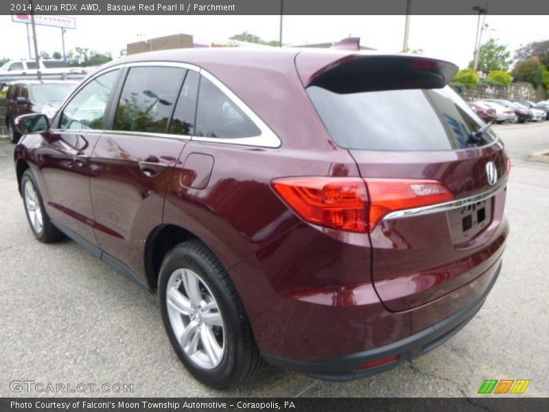Basque Red Pearl II / Parchment 2014 Acura RDX AWD