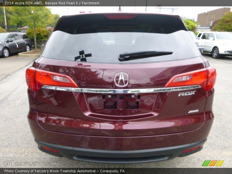 Basque Red Pearl II / Parchment 2014 Acura RDX AWD