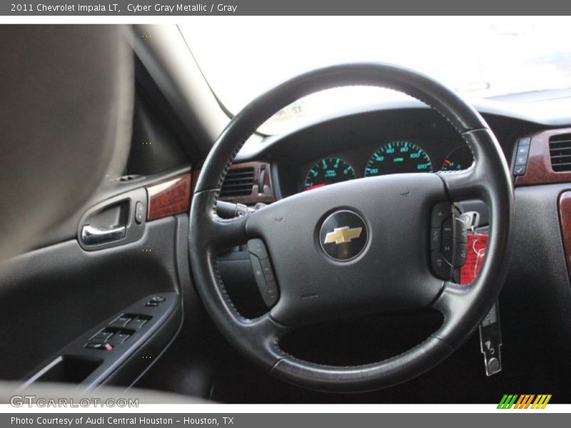 Cyber Gray Metallic / Gray 2011 Chevrolet Impala LT