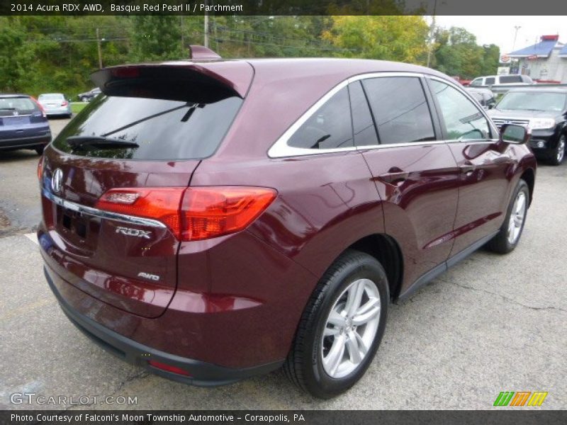 Basque Red Pearl II / Parchment 2014 Acura RDX AWD