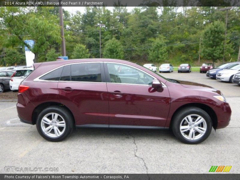 Basque Red Pearl II / Parchment 2014 Acura RDX AWD