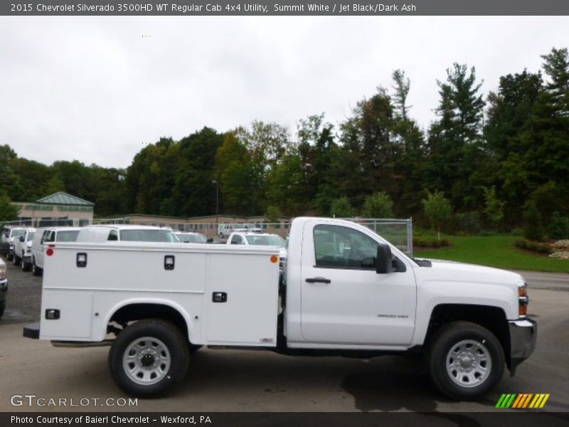 Summit White / Jet Black/Dark Ash 2015 Chevrolet Silverado 3500HD WT Regular Cab 4x4 Utility