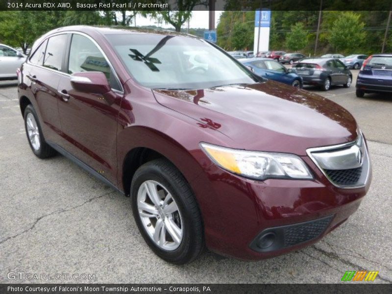 Basque Red Pearl II / Parchment 2014 Acura RDX AWD