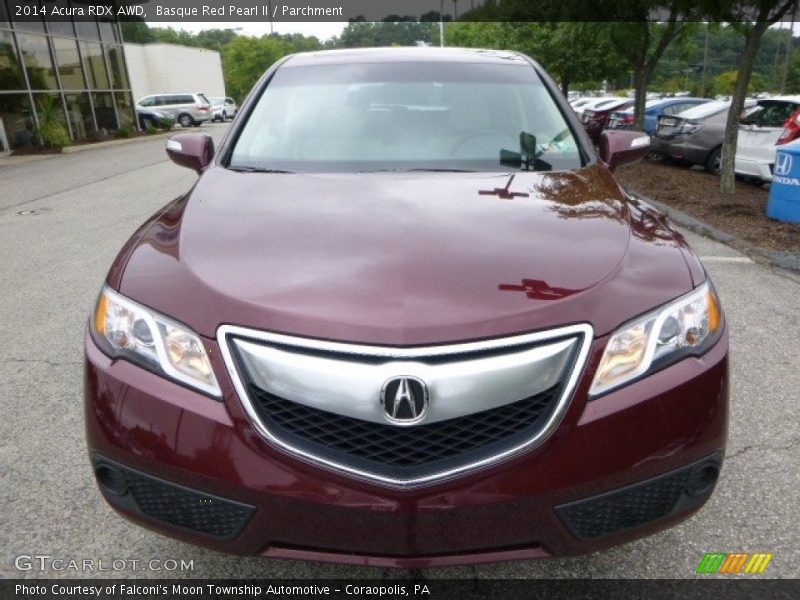 Basque Red Pearl II / Parchment 2014 Acura RDX AWD