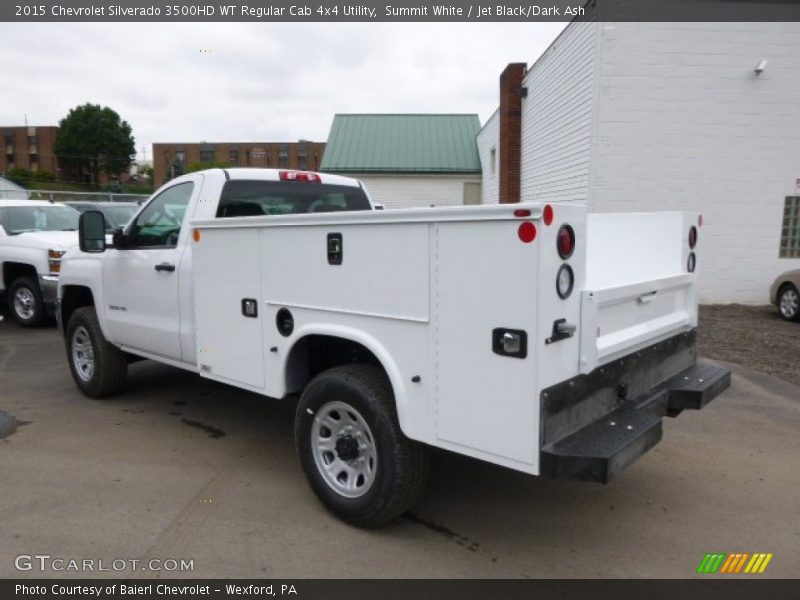 Summit White / Jet Black/Dark Ash 2015 Chevrolet Silverado 3500HD WT Regular Cab 4x4 Utility