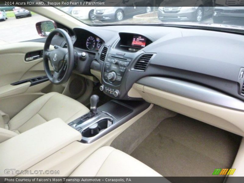 Basque Red Pearl II / Parchment 2014 Acura RDX AWD