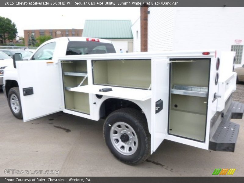 Summit White / Jet Black/Dark Ash 2015 Chevrolet Silverado 3500HD WT Regular Cab 4x4 Utility