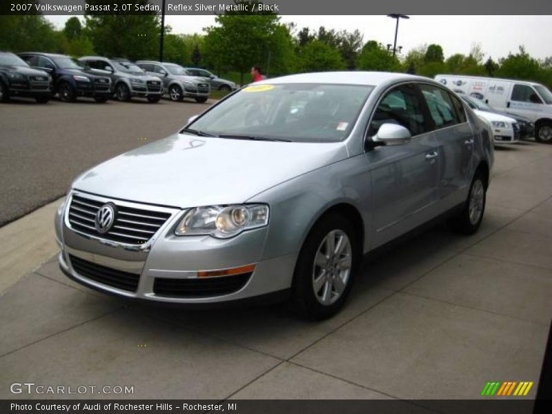 Reflex Silver Metallic / Black 2007 Volkswagen Passat 2.0T Sedan
