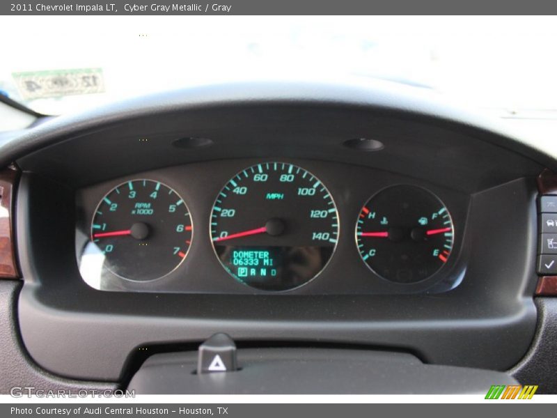 Cyber Gray Metallic / Gray 2011 Chevrolet Impala LT