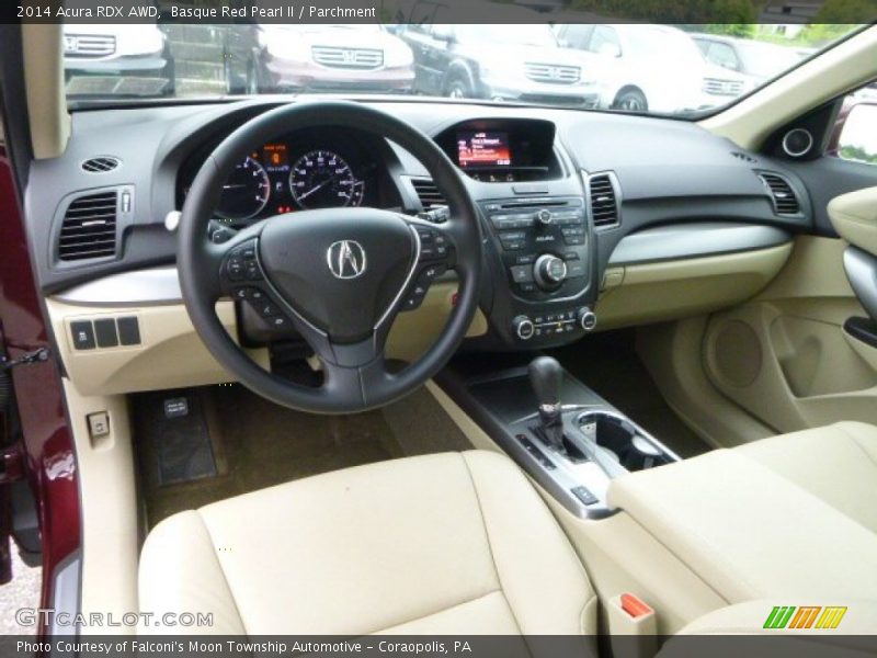 Basque Red Pearl II / Parchment 2014 Acura RDX AWD