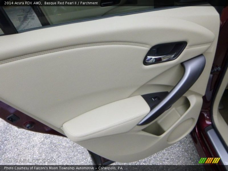 Basque Red Pearl II / Parchment 2014 Acura RDX AWD