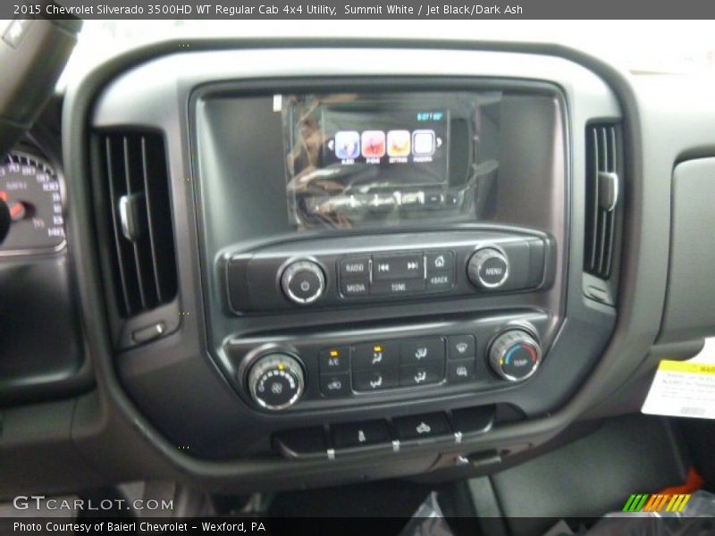Summit White / Jet Black/Dark Ash 2015 Chevrolet Silverado 3500HD WT Regular Cab 4x4 Utility