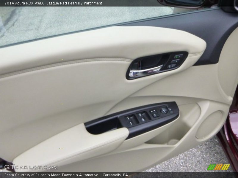 Basque Red Pearl II / Parchment 2014 Acura RDX AWD