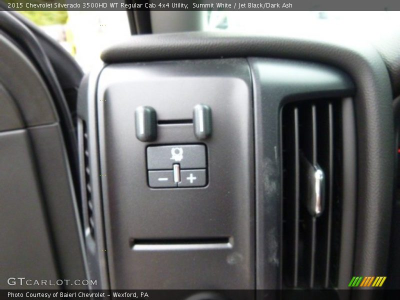 Summit White / Jet Black/Dark Ash 2015 Chevrolet Silverado 3500HD WT Regular Cab 4x4 Utility
