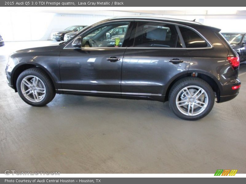 Lava Gray Metallic / Black 2015 Audi Q5 3.0 TDI Prestige quattro