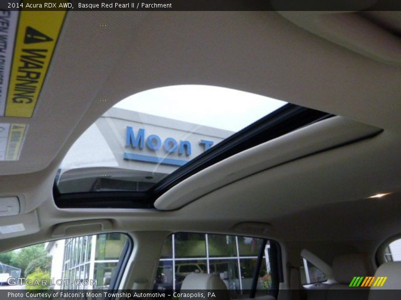Basque Red Pearl II / Parchment 2014 Acura RDX AWD