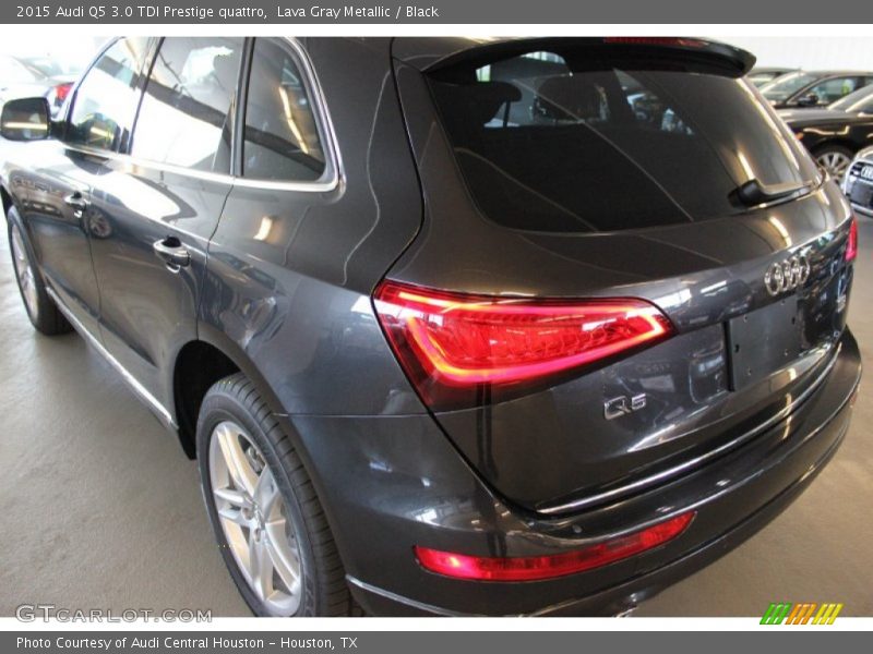 Lava Gray Metallic / Black 2015 Audi Q5 3.0 TDI Prestige quattro
