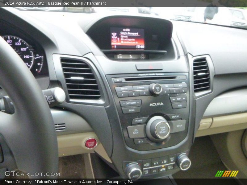 Basque Red Pearl II / Parchment 2014 Acura RDX AWD