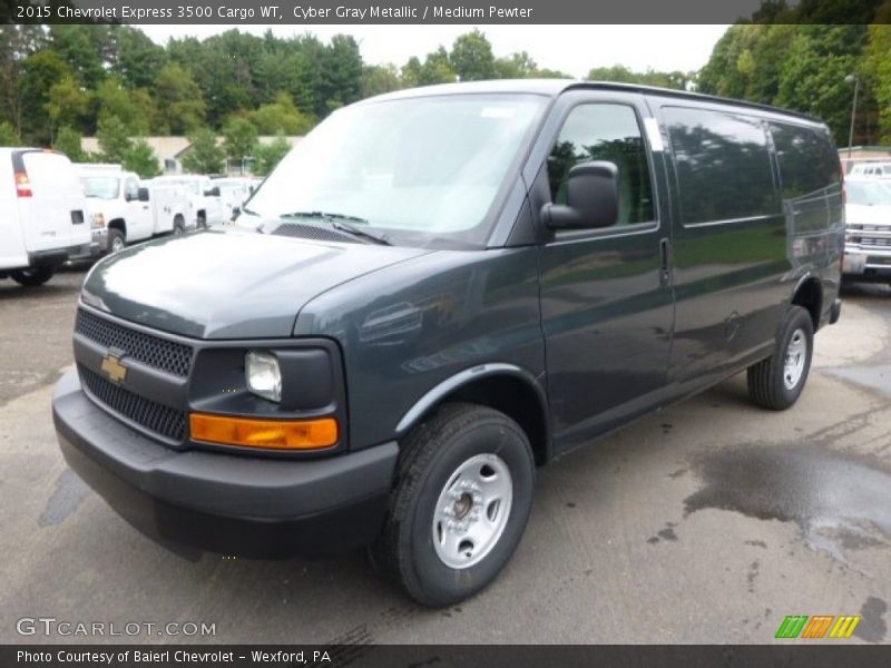 Cyber Gray Metallic / Medium Pewter 2015 Chevrolet Express 3500 Cargo WT