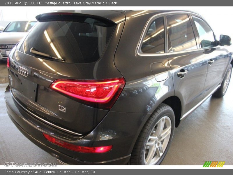 Lava Gray Metallic / Black 2015 Audi Q5 3.0 TDI Prestige quattro