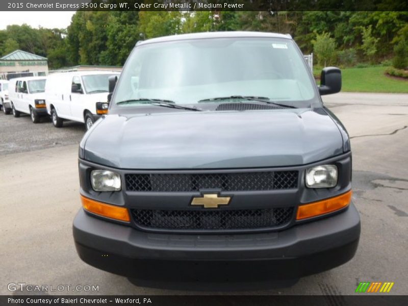 Cyber Gray Metallic / Medium Pewter 2015 Chevrolet Express 3500 Cargo WT
