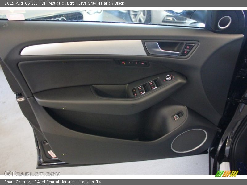 Lava Gray Metallic / Black 2015 Audi Q5 3.0 TDI Prestige quattro