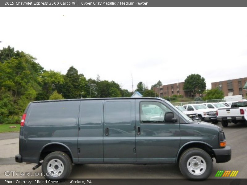 Cyber Gray Metallic / Medium Pewter 2015 Chevrolet Express 3500 Cargo WT